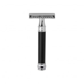 Edwin Jagger DE86  safety razor scheermes - zwart