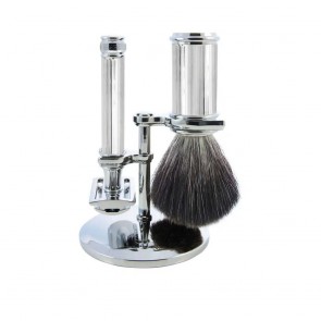 Edwin Jagger - 3-delige Safety Razor scheerset (chroom) 