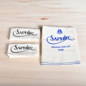 Saphir hoogglans- en insmeerdoeken - Set van 3