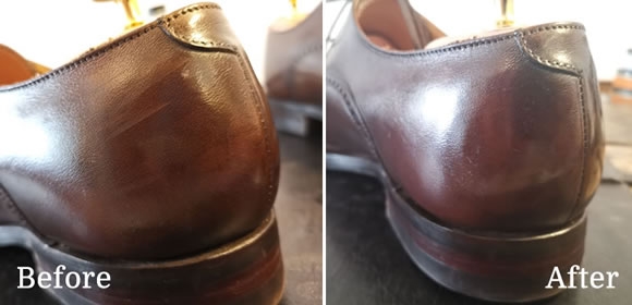 How To - Krassen in leren schoenen herstellen - Poetsgids - The  ShoeCare-Shop