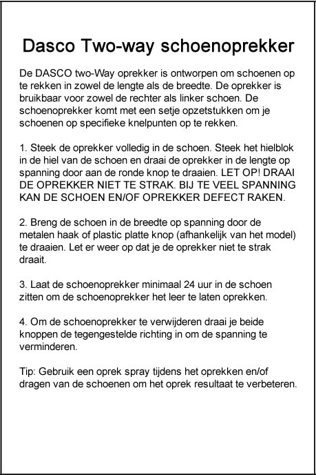 Schoenoprekker - How To - Schoenen oprekken - Poetsgids - The ShoeCare-Shop